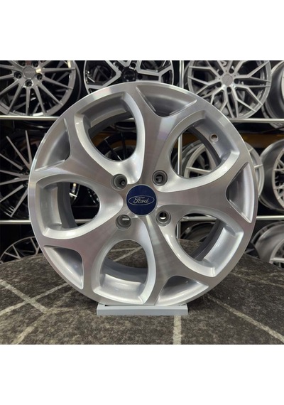 15" İnç 4x108 Fiesta Silver Diamond Jant Takım