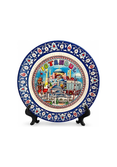 İstanbul Temalı Porselen Dekoratif Tabak 15 Cm Arbltgsov1wyt770mgl