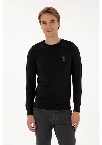 U.s. Polo Assn. Td01-bsk25 Siyah Erkek Kazak 2226959 Siyah
