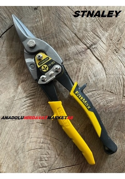 Stnaley 250Mm Sac Kesme Makası Alçıpan Kesme Makası Tenekeci Mak