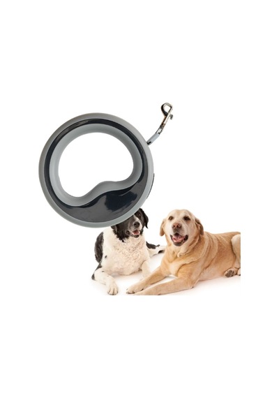 1 Adet Otomatik Köpek Tasması Geri Çekmeli 2.5 Metre Metal
