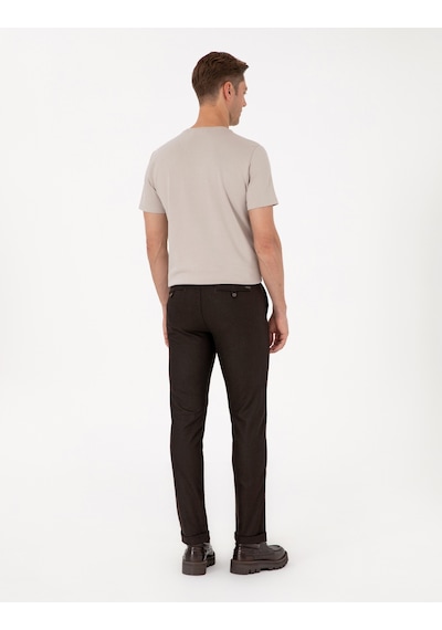 Pierre Cardin Erkek Koyu Kahverengi Pantolon Kanvas-chino 50310829-vr084 Koyu Kahverengi