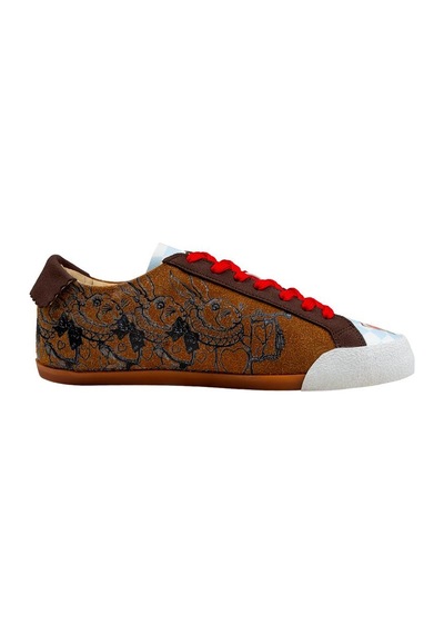 Kadın Vegan Deri Çok Renkli Sneakers - Alice İn Nowhere Tasarım