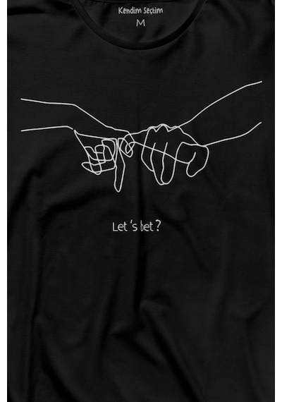 İddia Sevgili Minimal Uzun Kollu Tişört Baskılı T-shirt 001