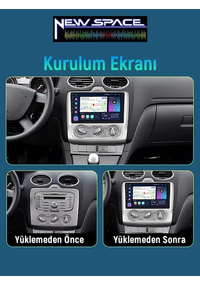 Ford Focus 2 Anolog 4gb Ram 64gb Rom 8 Çekirdek Carplay Multimedya