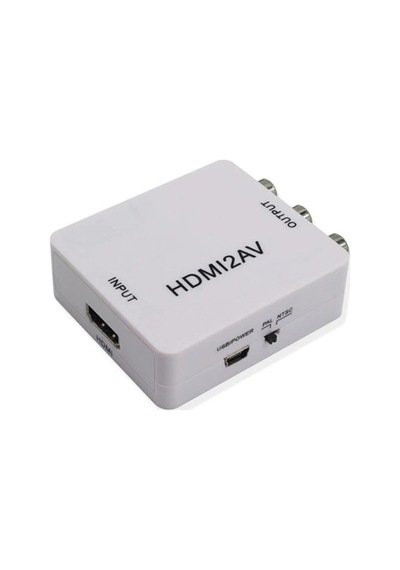 Hdmi To Av Dönüştürücü Adaptör 1080P Full Hd Cdx