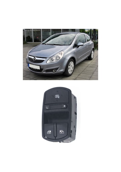 Opel Corsa D Cam Açma Düğmesi Sürücü Tarafı 13258521