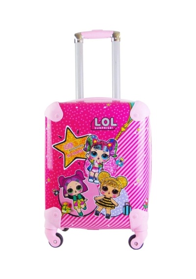 Abs L.o.l. Candy Girl Stars 4 Tekerlekli Çocuk Valizi Şıklık Ve Dayanıklılık Çok Renkli