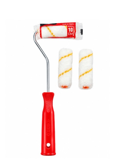Parmak Rulo 10 Cm + 2 Adet Rulo Yedek Başlık