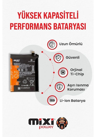 Xiaomi Redmi Note 11 / Note 11s Uyumlu Tam Kapasiteli Batarya