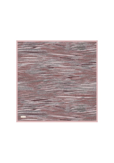 Pierre Cardin Pembe 90x90 İpek Twill Eşarp Pembe Pembe