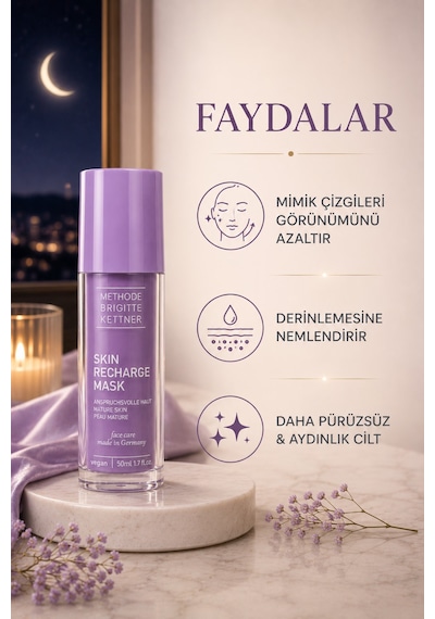 Methode Brigitte Kettner Zinc Repair Skin Recharge Mask 50 Ml Yoğun Yenileyici Yüz Maskesi