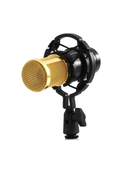 Music D.j M800 Usb Stüdyo Youtuber Twitch Kayıt Mikrofonu Stand Siyah