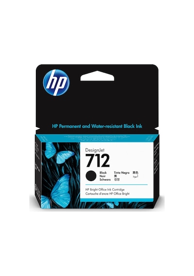 Hp 3Ed70A 712 38 Ml Black Designjet Ink