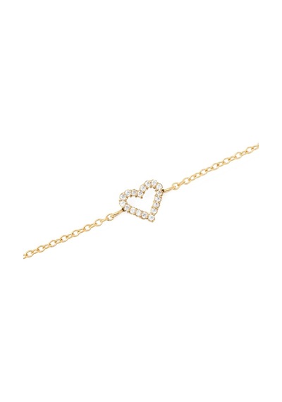 Mirelle Heart Bracelet Gold Altın