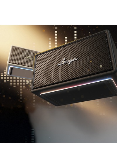 Lenyes S877 Serisi Rgb Işıklı Su Geçirmez Çift Mikrofonlu Tws Bluetooth Hoparlör Speaker V5.3 200w
