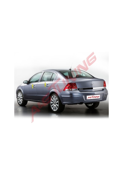Opel Astra H Sedan Krom Cam Çıtası 2008 Üzeri 4prç Paslanmaz Çelik Ag419