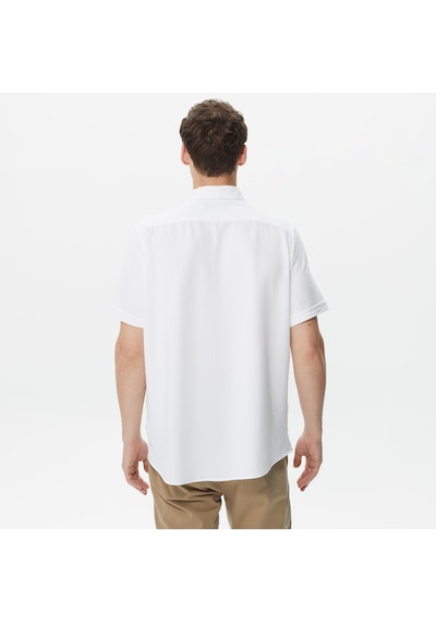 Nautica Erkek Beyaz Classic Fit Kısa Kollu Gömlek Düz W35416t Beyaz