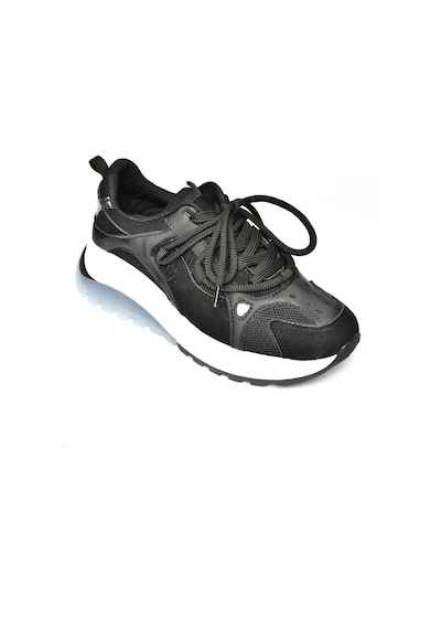 Fox Shoes S973413104 Siyah Kumaş Spor Ayakkabı Sneakers Siyah