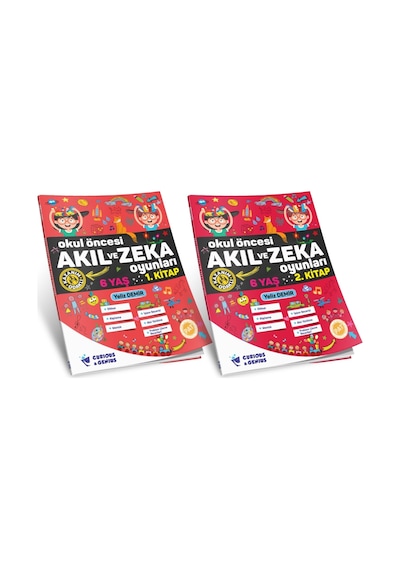 Okul Öncesi Akıl ve Zeka Oyunları 6 Yaş Seti 2 Kitap