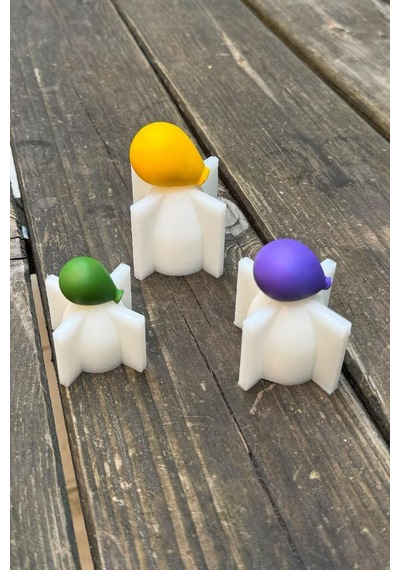 Rufus Concept Balon Elips Set Silikon Mum Kalıpları