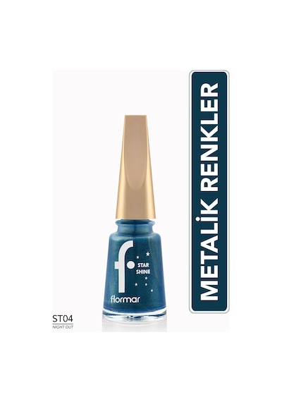Flormar Star Shine Parlak Bitişli Metalik Oje 004