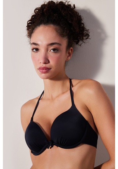 Penti Pus Up Siyah Bikini Üstü Siyah