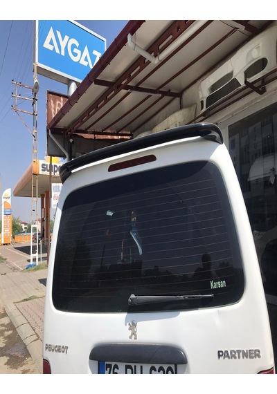 Peugeot Partner 2002-2008 Siyah Spoiler