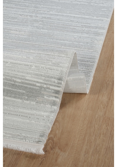 Kaşmir Halı 7/24 Elegante Evore Grey 80x150 CM Salon Mutfak Halısı Yolluk Kilim