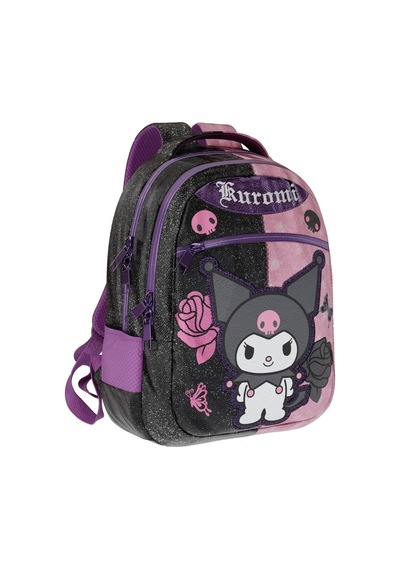 Kuromi Temalı Lisanslı Premium 3'lü Okul Seti Sırt Çantası-beslenme Çantası-kalemlik -çok Renkli