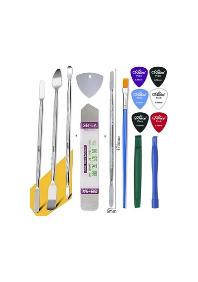 Çok Amaçlı Bilgisayar Tv Notebook Laptop Tablet Telefon Pc Metal Sökme Çubuk Spatula Pena Tamir Onarım Seti10