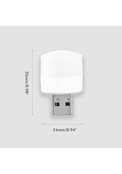 Güncelçarşı Mini Usb Led Işık, 1w Enerji Tasarruflu, Gece Aydınlatma, Rehber Gece Lambası, Kita Diğer