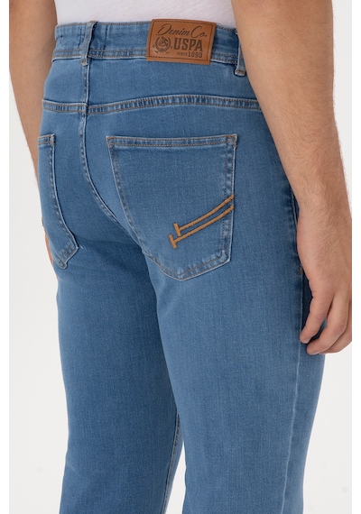U.S. Polo Assn. Erkek Açık Mavi Slim Fit Jean Pantolon 50316553-DN0021