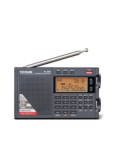 Tecsun Pl-330 Fm/mw/sw/ssssb Dsp Tam Bant Radyo Çok Fonksiyonlu Taşınabilir Radyo