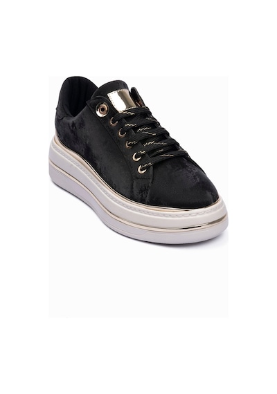 Mubiano Kadın Sneaker Kadife Desenli Gold Detaylı Kalın Tabanlı Spor Ayakkabı Lilium Siyah Siyah Mubiano Kadın Sneaker Kadife Desenli Gold Detaylı Kalın Tabanlı Spor Ayakkabı Lilium Siyah Siyah