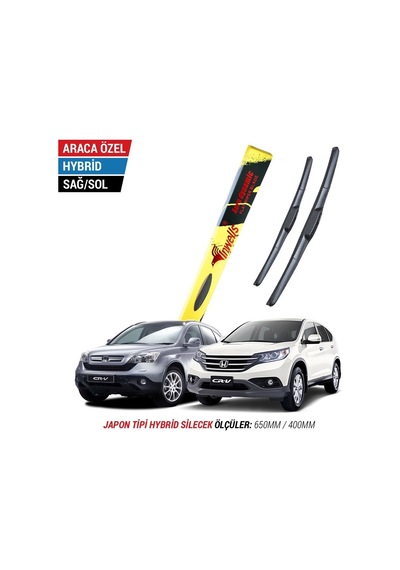 Honda Cr-V İnwells Hybrid Silecek Takımı 2007-2019