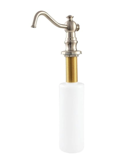 Brass Sd7608 Vintage Sabunluk, Fırçalanmış Nikel, 25,4 Cm 000 Açık Krem