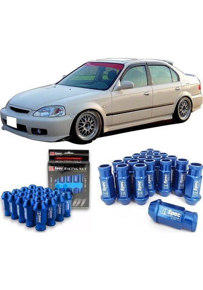 Honda Civic 1996-2001 Bijon Takımı Mavi 20 Adet D1 Spec