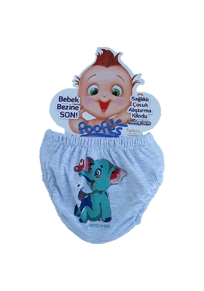 Minik Kuşlar Temalı Erkek Bebek 3'lü Alıştırma Külodu
