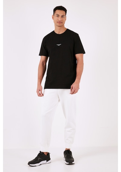 Buratti % 100 Pamuk Bisiklet Yaka Regular Fit Erkek T Shirt 5902757 Siyah
