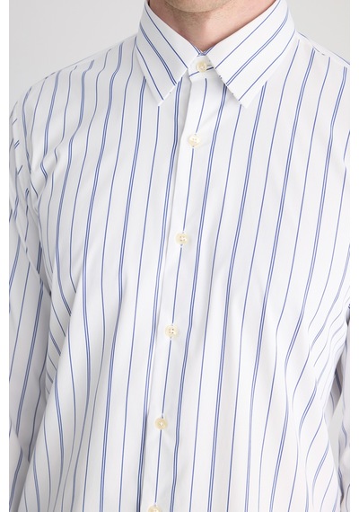 Twn Slim Fit Beyaz Çizgili Gömlek 5ef02xt03288m Çok Renkli