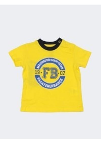 Fenerbahçe Lisanslı Mazinde Bir Tarih Yatar Sarı Bebek T-shirt Sarı