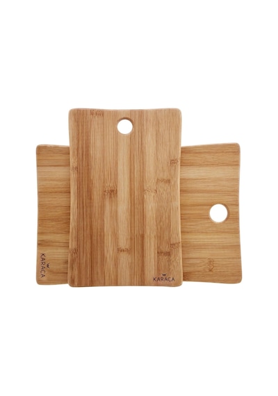 Bamboo 2'li Bambu Kesme Tahtası 30/35 Cm Çok Renkli