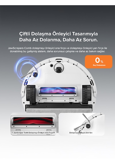 Roborock Q8 Max Pro Akıllı Robot Süpürge  Beyaz