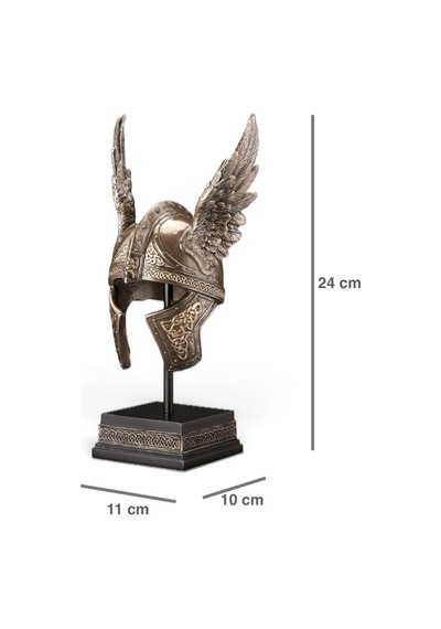 Valkyrie Kanatlı Mitolojik Miğfer Objesi