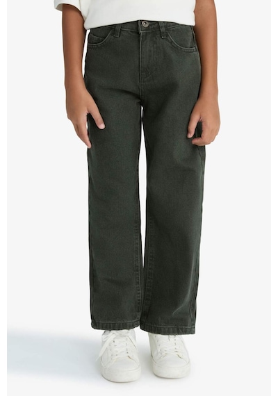 Defacto Erkek Çocuk Wide Leg Düz Paça Jean Pantolon G2929a825aukh243 Haki Defacto Erkek Çocuk Wide Leg Düz Paça Jean Pantolon G2929a825aukh243 Haki
