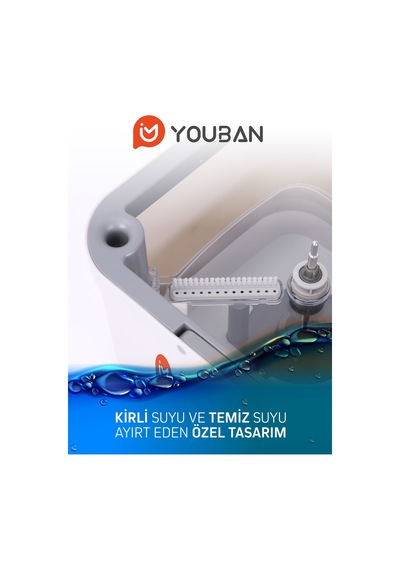 Youban Temiz Su İle Kirli Suyu Ayıran Otomatik Temizlik Seti Pro
