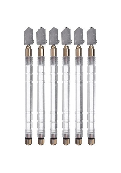 Toyo Tc-17 Cam Kesici Plastik Saplı, Kendi Yağlamalı, 6 Lı Set
