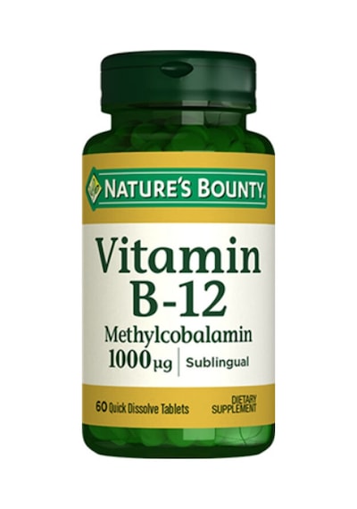 Natures Bounty Vitamin B-12 Methylcobalamin 1000 Mcg Takviye Edici Gıda 60 Tablet
