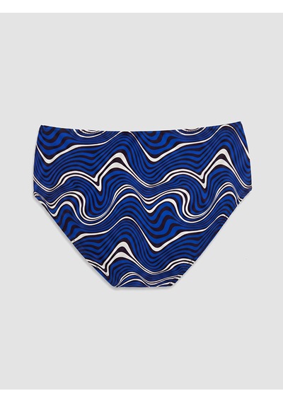 Lcw Dream Mavi Desenli Kadın Bikini Alt